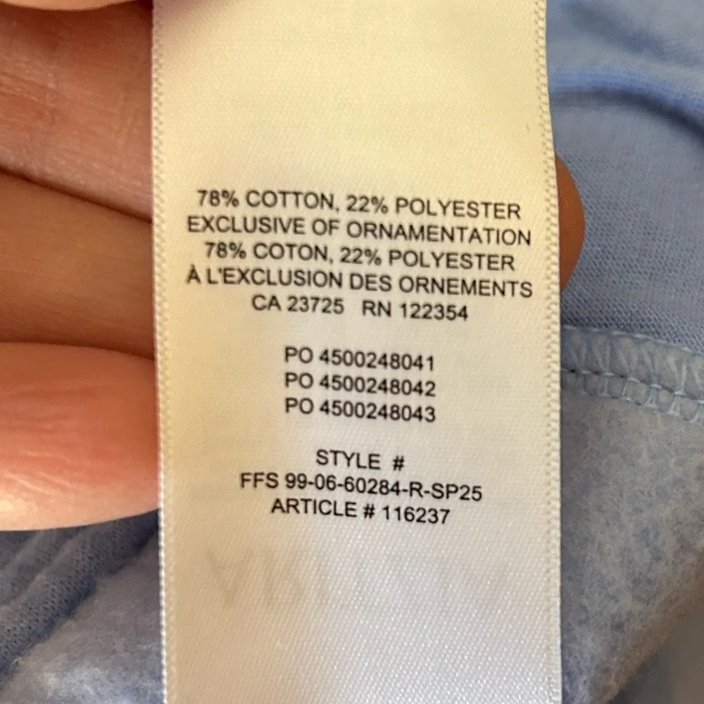 Aritzia Cozy Fleece Mega Sweatpants Dayflower Blue XS Oversized High Rise II